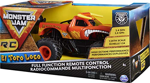 Monster Jam, offizieller Ferngesteuerter Monster Truck EL Toro Loco, Maßstab 1:24, 2,4GHz, für Kinder – Bild 7