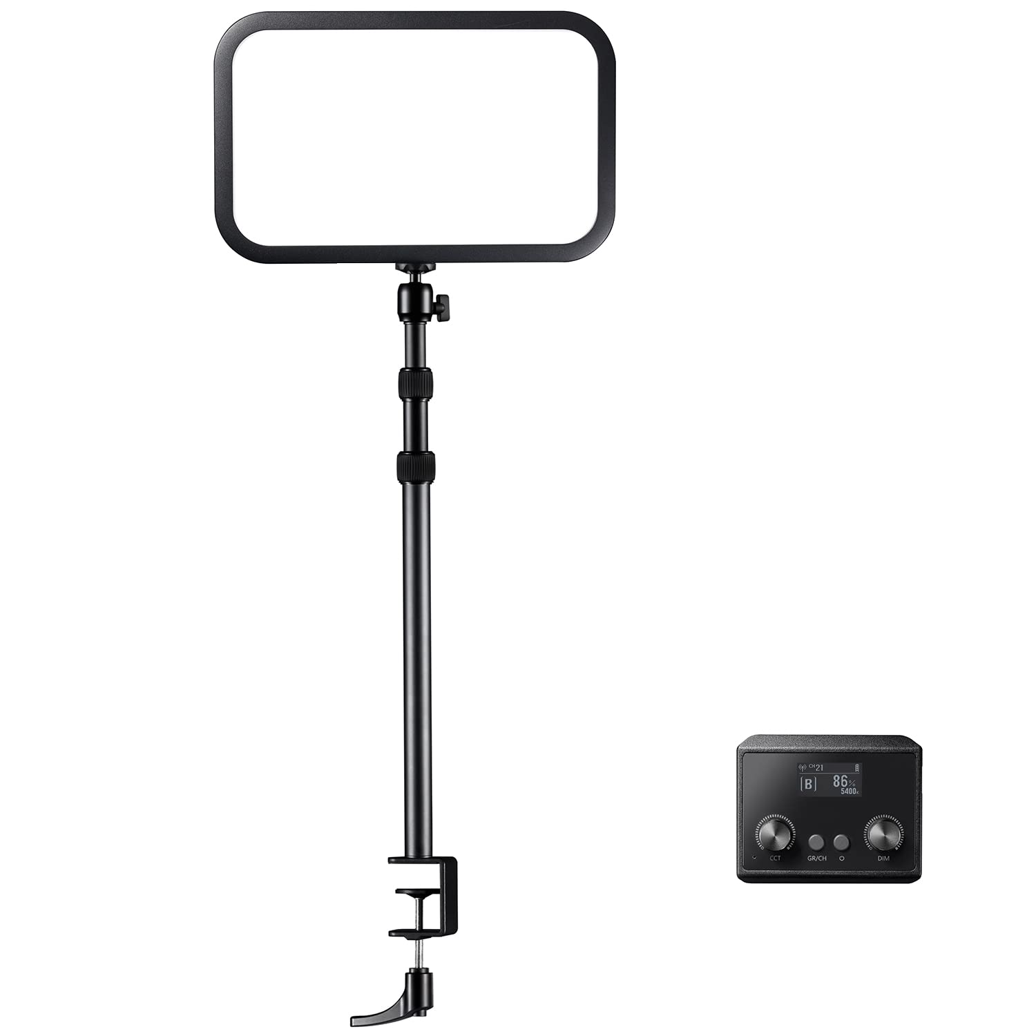Godox ES45 Key Light, CRI 96 TLCI 97 E-Sport LED Light Kit, 2800-6500K Professional Studio LED Panel with 2500 Lumens for YouTube Game Live Stream, Support APP/ 2.4G Wireless Control