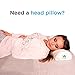 SOFTaCARE Knee Pillow – Premium Bolster Pillow with Bamboo Cover – Best Half Moon Support Pillow for Knees – Sleeping - Sciatica - Knee Pain Relief - Pregnancy. Relieves Your Pain – Just Rest!