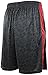 ChoiceApparel Mens Training/Basketball Shorts with Pockets (L, 249-BLACK/CHARCOAL)