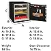 SentrySafe Fireproof and Waterproof Steel Home Safe with Keypad, Floor Safe with Interior Lighting and Shelves, 1.23 Cubic Feet, 17.8 x 16.3 x 19.3 Inches, SFW123FUL
