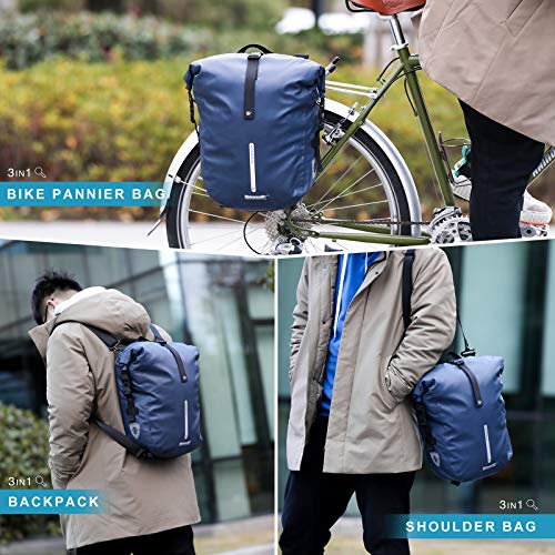 HUNTVP 20L Bike Pannier Bag Backpack Multifunctional Cycling Bicycle