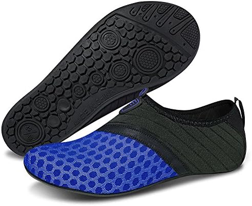 Msjenny Water Shoes Quick Dry Barefoot Sports Aqua Socks Beach Pool Swim Surf Yoga Shoes for Men Women