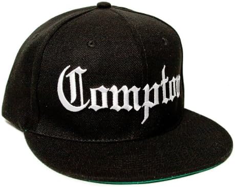 Compton Embroidered Unisex-Adult Trucker Hat -One-Size Black/black