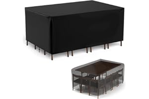 180 * 120 * 74cm（71 Inch L X 47 Inch W X 29 Inch H）Outdoor Patio Furniture Covers Cover Durable Waterproof for Winter Section