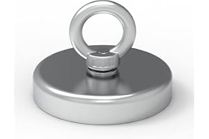 MHDMAG Super Fishing Magnets, High Power Magnet, Large Magnet Fishing Kit with Neodymium Rare Earth Magnet for Retrieving in River, Magnetic Fishing, Diameter 3.54in