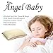 Angel Baby ORGANIC Toddler Pillow - TOXIN FREE that Keep Kids COOL, Full Neck Support - USA/Oeko-Tex Certified Cotton Cover, Machine Washable, Hypoallergenic 13x18 (case sold separately)