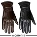 Ladies Warm Winter Gloves Dress Gloves Thermal Lining Geniune Leather Black