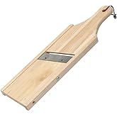 IMUSA USA Wood Plantain Slicer "Mariquitera", 13.8 x 4 x 1 inches