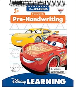 disney learning cars 3 trace with me pre handwriting tablet handwriting practice workbook for toddlers ages 3 dry erase shapes and letter tracing preschool learning activities disney learning carson dellosa education 9781483858845 amazon com books