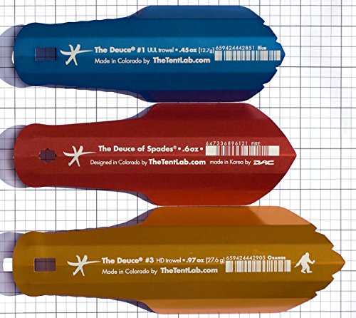 TheTentLab New Improved Deuce(R) Ultralight Backpacking Potty Trowel - Now in 3 Sizes