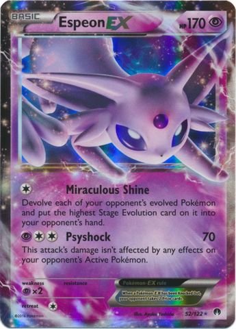 Pokemon - Espeon-EX (52/122) - XY BREAKPoint - Holo