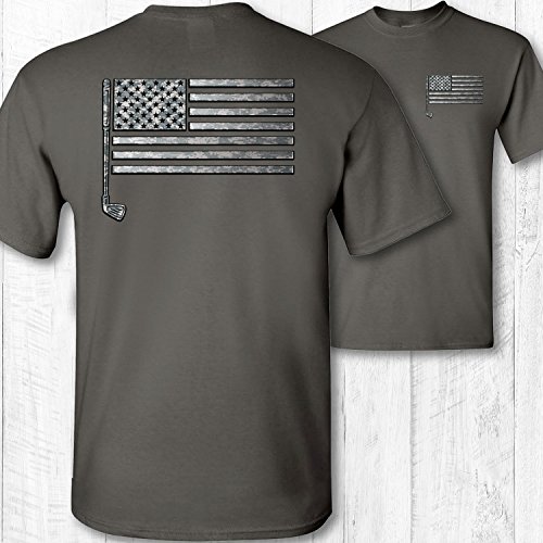 Men's American Flag Golf Shirt