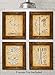 Original Hunting Bow Patent Prints - Set of Four Photos (8x10) Unframed - Makes a Great Cabin Decor and Gift Under $20 for Archers and Bow Hunters
