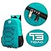 25L TIBAG Water Resistant Lightweight Packable Folding Foldable Daypack Backpack (FRUIT GREEN, LARGE)