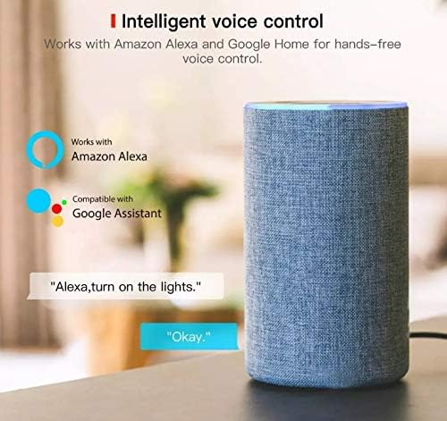 4 x Enchufe Inteligente WiFi 16A 3300W Mini Smart Plug Funciona con Siri Amazon Alexa Echo Google Home No se requiere Hub Funcin de Temporizador App Android   IOS Pack 4 unidades