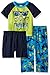 The Children's Place Baby Tee, Short, and Pant Pajama Set, Lime Splash, 2T