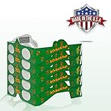 3D Christmas Glasses - 5 Pack - A Fun Christmas Experience! Turn Holiday Lights Into Magical Images. At Every Point of light See REINDEER! Our USA MADE Holiday Specs Are Perfect For Festivities!