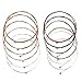 Acoustic Guitar Strings,2 Sets of 6 Acoustic Guitar Kit (1 Copper color Set and 1 Multicolor Set) for Guitarist /beginners/performers