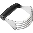 OXO Good Grips Stainless Steel Dough Blender and Cutter | Stainless Steel Blades Easily Cut Butter, Broad, Non-Slip Handle Ab