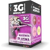 AK Interactive Wargame Color Set Magenta Plasma And Glowing Effects AKI 1068