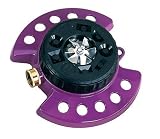 Dramm 15026 ColorStorm Turret 9-Pattern Sprinkler, Berry