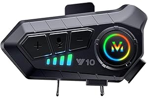 BT5 3 Motorcycle Helmet Headset Noise Reduction Headphone with Hands- Calling Voice Assistant Auto-Answer Stereo Music