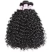Beauty Forever Hair 8A Malaysian Jerry Curly Hair Weave 3 Bundles 100% Unprocessed Human Virgin Remy Hair Dyeable Hair Deals Natural Color 95-100g 14 16 18 Inch