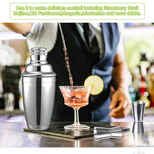 AIEVE 2 Stück Cocktail Messbecher Edelstahl Barmaß Jigger 15/30ml und 25/45ml Werkzeug Zubehör für Cocktails Spirituosen… – Bild 5