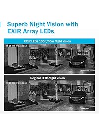 ANNKE Sistema de cámaras de seguridad para el hogar, 8 canales, 5 MP, 4 5MP, cámaras de visión nocturna IP PoE, H.265 + 8 canales, sistema de seguridad 4K PoE NVR con disco duro de 2TB para grabar 7 24, compatible con detección de movimiento ONVIF
