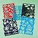 Plastic Stencils Assorted Designs (Pack of 10)