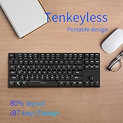 RK ROYAL KLUDGE RK987 Mechanical Keyboard 87 Keys