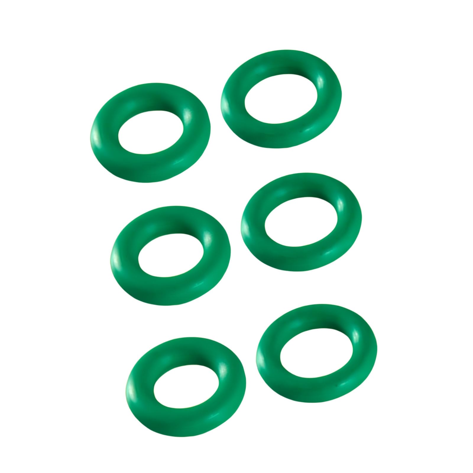 MACHSWON 50 Pcs Fluorine Rubber O-Rings Gasket Rubber Washer Round Sealing Ring 13mm OD 8mm ID 2.5mm Width FKM Gasket Rings Seal Grommets Green