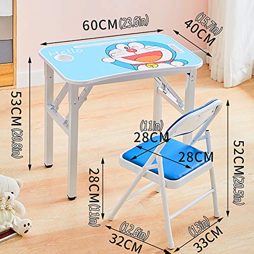 Desk Sets Jugendschreibtisch Schreibtisch für Kinder Kinderzimmer Kindertisch, Faltbarer Stauraum, Erhältlich – Bild 8
