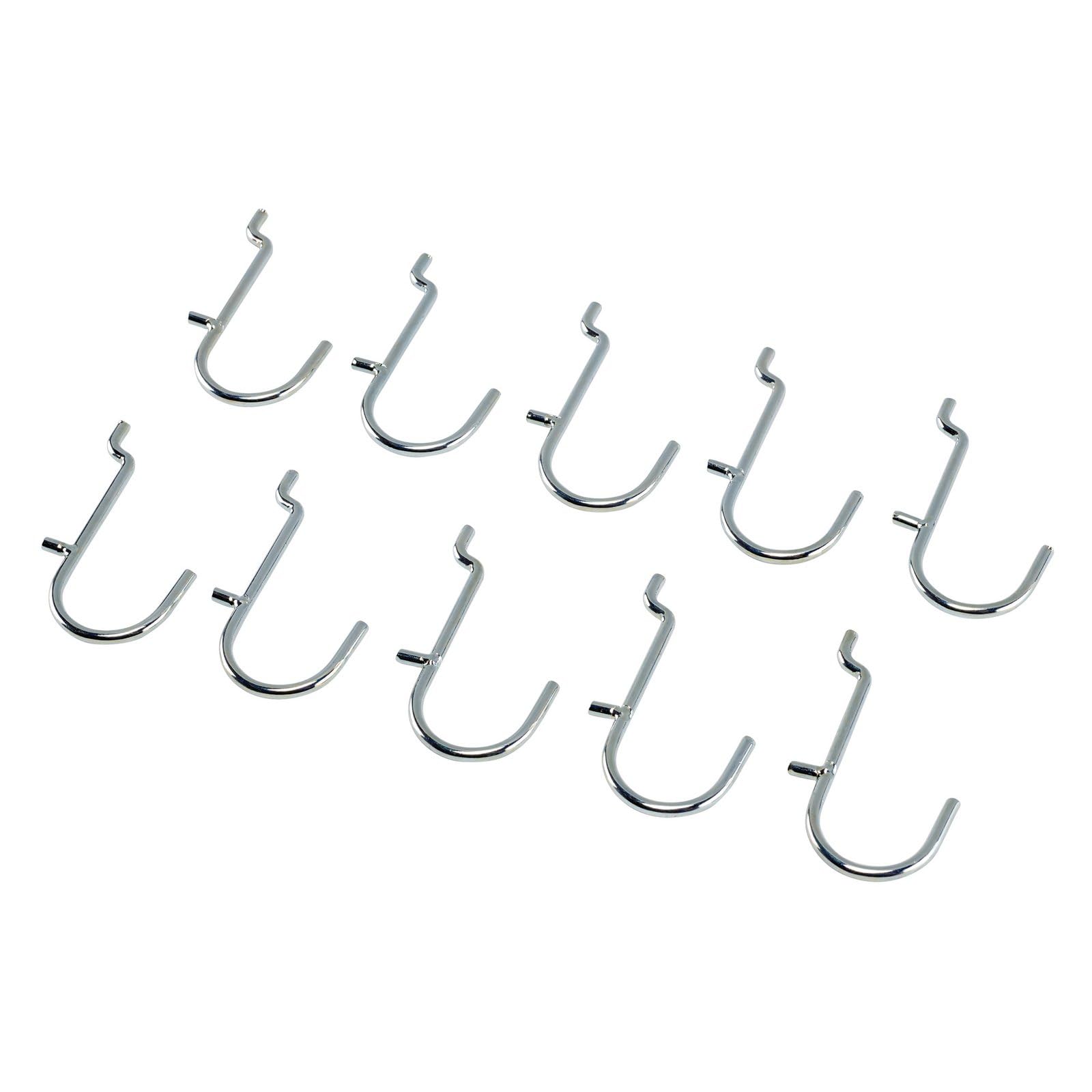 Draper 10218 Metal J-Hooks for Back Panel/Pegboard (Pack of 10)