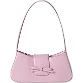 GETERUUV Shoulder Bags for Women Coquette Bow Purse Y2k Bag Small Cute Purses Mini Hobo Handbag Faux Leather Shoulder Purse