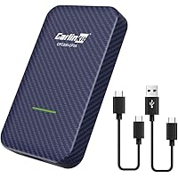 2023 CarlinKit 4.0 Wireless Adapter, Wireless Apple CarPlay Adapter/AA Adapter, Compatible with Factory CarPlay Cars, CP2A-U2