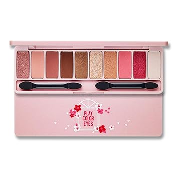 Amazon Com Etude House Play Color Eyes Cherry Blossom 10 Pink Color Eyeshadow Palette For Tender And Sweet Look Romantic And Lovely Colors Soft And Silky Texture Eyes Makeup Kbeauty Beauty