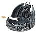 Ebros Mythical Guardian Dragon With Celtic Knotwork Round Cigarette Ashtray Statue 5.5