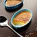 Sweese 504.002 Porcelain Ramekins Oval Shape - 4 Ounce for Creme Brulee - Set of 6, 4.7 x 3.2 x 1 Inch, Hot Assorted Color