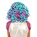 Blue and Purple Pastel Child Wig with Mini Hat