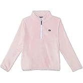 Tommy Hilfiger girls Long Sleeve Quarter-zip Fleece Pullover Sweatshirt