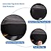 Acrabros Deluxe Dog Seat Covers for Cars,Dog Car Seat Hammock Convertible,Universal Fit,Extra Side Flaps,Exclusive Nonslip,Waterproof Padded Quilted,Black