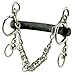 Coronet Hard Rubber Mullen Mouth Pelham Bit