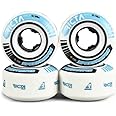 RICTA WHEEL DYNAMICS Unisex Speedrings Slim 99a Skateboard Wheels, White, 51 mm UK
