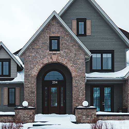 6 Inch Stainless Steel House Numbers Rustproof & Waterproof Floating