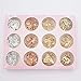 Sindy Mixed 2Pcs Nail Rose Gold Silver Paillette Flake Chip Foil Sequin Power 3D Nail Art Glitter Decoration