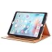 I4UCase Apple iPad 2 / iPad 3 / iPad 4 Case - Soft Leather Stand Folio Case Cover for iPad 2 3 4 Generation, with Multiple Viewing angles, Auto Sleep/Wake, Document Card Pocket (Black and Tan)