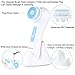 KINGDOMCARES 3 Speed Sonic Facial Cleansing Brush Deep Cleaning Face Brush Cleansing System Electric Exfoliating Brush Facial Cleansing Brush White