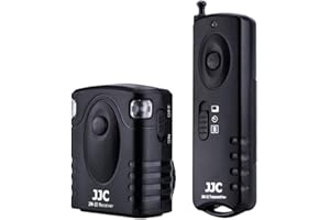 JJC Wireless Remote Control Shutter Release for Fuji Fujifilm X-T5 X-T4 X-T3 X-T2 X-T30 II X-T20 X-T100 X100VI X100V X100F X100T X-PRO3 X-PRO2 X-H1 X-H2 X-H2S GFX100 GFX 50S GFX 50R X-E3 X-A5 & More